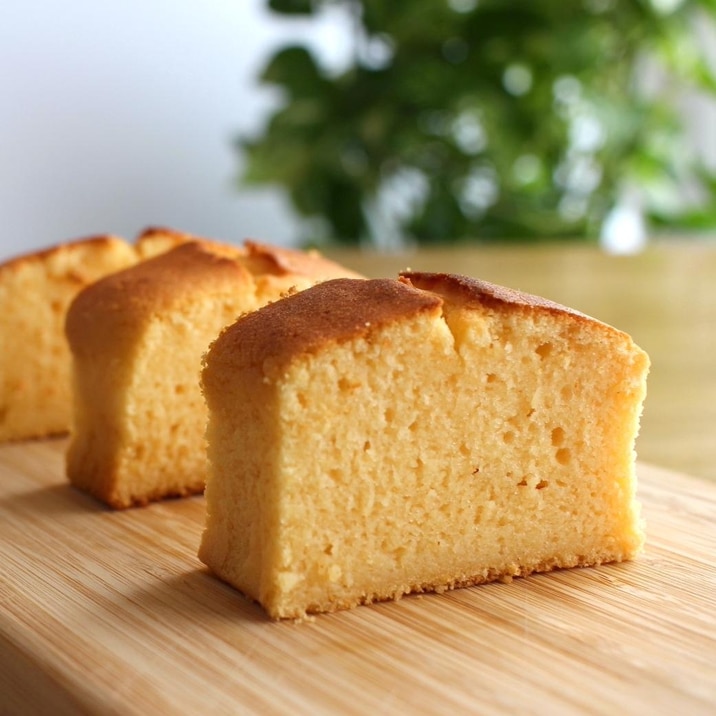 5で覚える しっとり米粉のはちみつレモンケーキ